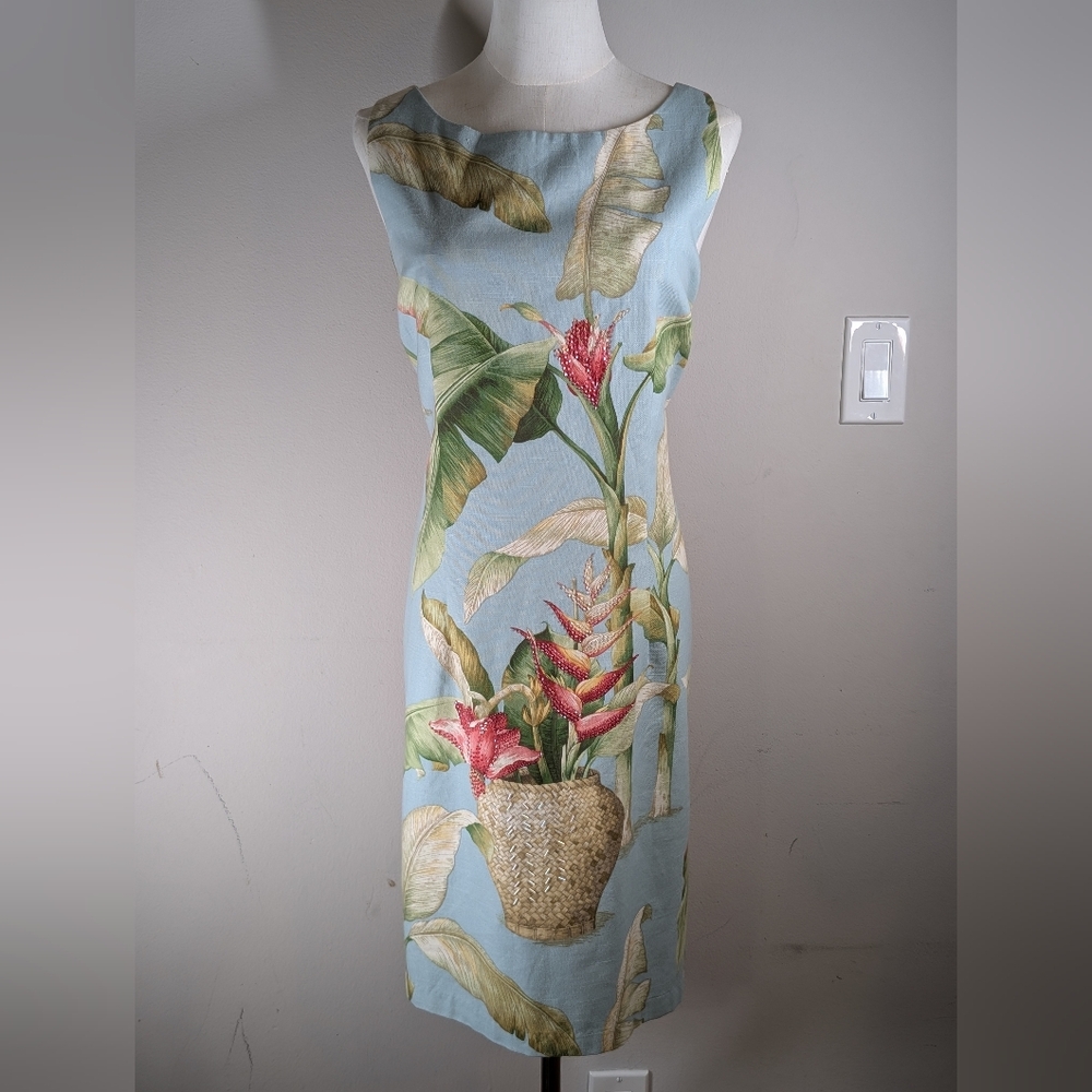 Floral Print Sleeveless Dress
